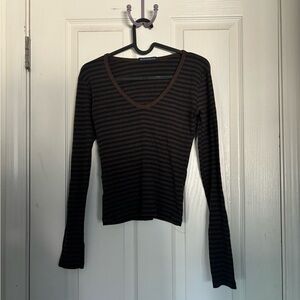brandy melville striped longsleeve